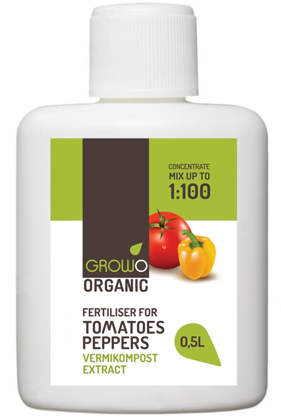 Vermikomposti uute tomaateille ja paprikalle 0,5L